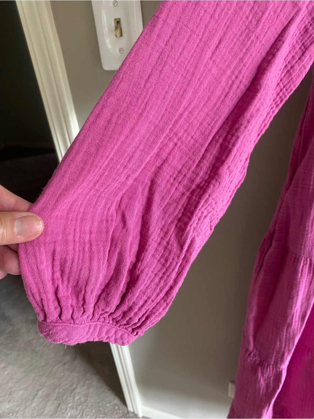 Universal Thread Pink Tiered V‑Neck Midi Dress - Picture 8 of 11